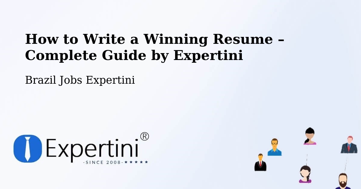 Resume Writing Guide for Job Seekers – Vitória - Vitória, Brazil Jobs Expertini